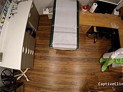 behind the scenes at chicago pd's secret spot nurse jackie banes spreads in latex gloves