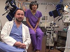 behind the scenes at chicago pd's secret spot nurse jackie banes spreads in latex gloves