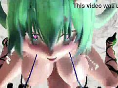 Sanae Futanari Shakes Her Cock In Wild Erotic Dance Frenzy!