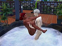 rough redhead sex in the jacuzzi bath... you ready for this??