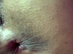 Watch her finger tight asshole gaping wide open in extreme close up view