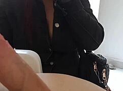 my new york girlfriend heads to work but fucks a guy instead... promises cash home though