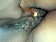 Curvy Black Neighbor with Huge Saggy Tits Gifts Her Wet Pussy for Christmas