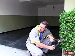 Tranny Mariana Lins cluelessly takes cock in ass and mouth during wild fill-up