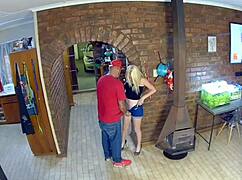 Heartbreaking catch: my husband sneaks a prostitute fuck thinking I'm away at work