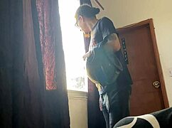 I catch my girlfriend masturbating in dorm then she rides me hard