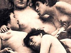 they compare wild group orgies from 20th and 19th centuries