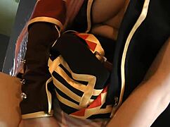 megurine luka vocaloid jav cosplay blowjob masturbation