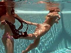 hey check these underwater serbian russian lesbos shower fun