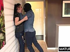 Polish milf forced into rough sex by bandits