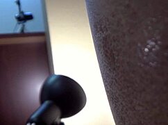 ever wonder how skinny ebony peaches gags deep on cock during her casting interview?