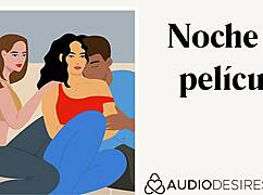 movie night 3some at home turns erotic asmr for sexy milfs 🔥😍