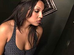 Adriana Luna Gloryhole Blowjob Facial Cumshot Session