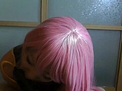 megurine luka vocaloid jav cosplay blowjob masturbation