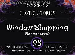 Window Shopping Turns Erotic For Her Deep Desires!