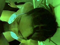 China girl gags hard on hung black dick pov choking and spitting everywhere