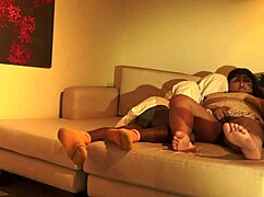 Stepdad rests as horny stepdaughter sucks his cock fantasy fulfilled.