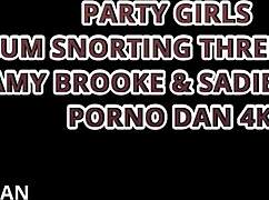 petite pornstar amy teases with her juicy pussy and big tits in group play