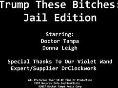 trump these latex bitches in jail! donna leigh handcuffed and humiliated