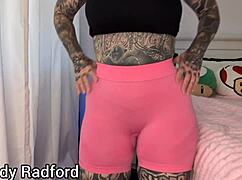 omg big tits milf melody radford tries gym tights haul 😍 huge ass curves