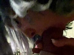 Milf Deepthroats Monster Cock Till Oral Creampie