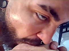 Filming Tattooed Stud Creampie My Huge Latina BBW Pussy Bedroom