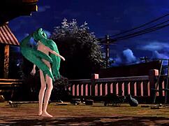 Hatsune Miku's full nude mod bares big ass and tits