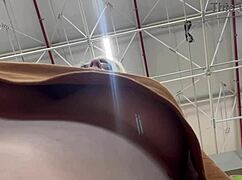 Amateur Guy Secretly Films Busty Woman Masturbating Pussy And Tits While Grocery Shopping