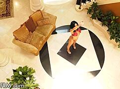 Aaliyah Hadid Gulps Smorgasbord Of Monster Cocks Gangbang Dp!