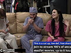 Step In As Doctor-Tampa And Make Patient Blaire Celeste Cum Hard With Hitachi Vibrator