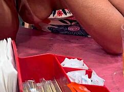 Hotwife Drops Panties in Crowded Bar