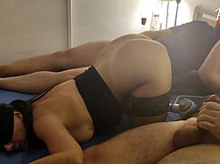 Hey, want to see us invite friend for real homemade threesome orgasm sex part 2?