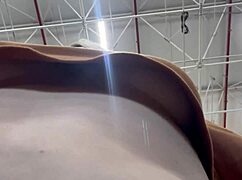 Amateur Guy Secretly Films Busty Woman Masturbating Pussy And Tits While Grocery Shopping