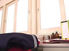 teacher dumps hot creampie in asian student satsuki kirioka