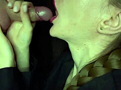 imagine that horny secretary slurping her boss's cock at the office new years bash