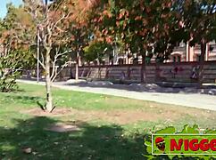 SANDRA'S ANAL ORGASM HUNT VS BIG-DICKED BLACK STUD BENT OVER OUTDOOR RIDE!