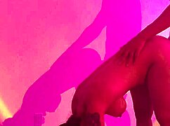 naked shadow boxing with ricky johnson gets wild!