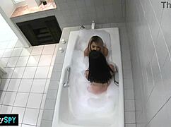 Babysitter Caught Snacking on Girlfriend's Tight Wet Pussy Dyke Style