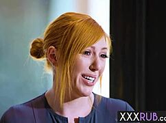 Redhead Milf Lauren Phillips' Massage Turns Into Rough Titty Fuck Extra