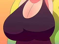 big wet tits wrapped around lucoa's monster cock for explosive cumshot