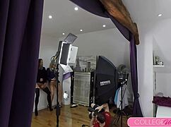 hungarian babes amirah sicilia slurp pussy squirt on casting couch 🔥👅🌊