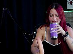 bad aninha teases with sloppy blowjob then vibes pussy claiming easy anal orgasms?