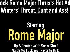Fat cock rome major pounds adreena winters' throat pussy ass hard! 🔥🍑💦