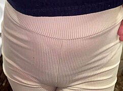 FILTHY FEMALE PEEING PADS CLOSE-UP P OV COLLECTION.