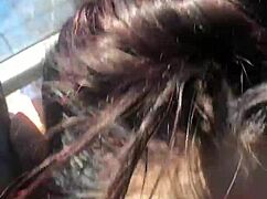 emo slut gagging on bbc throat fucked during car ride