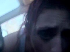 emo slut gagging on bbc throat fucked during car ride