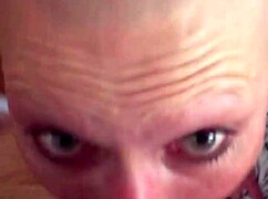 Cock-Starved Whore Kneels for Sloppy Deepthroat Cumshot Facial!