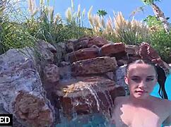 hey this spinner slut's tight pussy gets wrecked outdoors...