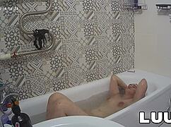 Brunette Vilika Luuv Captures Real Life Shaving Routine Homemade Amateur Style
