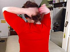 Damn dawnskye spreads her fat redhead ass cheeks wide for sean's hungry rimjob and dirty ass worship licking!